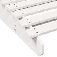 Ligbed 205x60x31,5 cm massief grenenhout wit - thumbnail