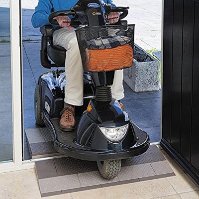 Drempelhulp modulair systeem | 2 Laags - 84 x 33 x 4 cm | Voor rollator en rolstoel | Drempelhulpen | Oprijplaten | SecuCare | PR30331 - thumbnail