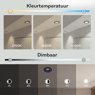 Circle Smart inbouwspotHalo zwart - 5301001000