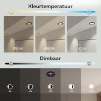 Circle Smart inbouwspotHalo zwart - 5301001000 - thumbnail