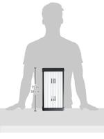 Brabantia Schotelwarmer met 2 Kaarsjes Zwart - thumbnail