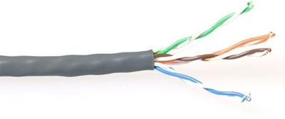 U/UTP kabel CAT5e op rol 100 meter grijs U/UTP kabel CAT5e op rol 100 meter grijs