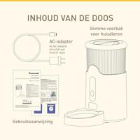 Panasonic CP-JNF01CW Automatische voederbak 2.8 l Wit, Blauw 1 stuk(s) CP-JNF01CW - thumbnail