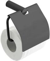 Saqu Lodge toiletrolhouder 11,9x7,4x12,5cm gunmetal - thumbnail