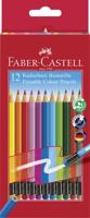 Faber Castell FC-116612 Kleurpotlood Uitgumbaar Etui 12 Stuks - thumbnail