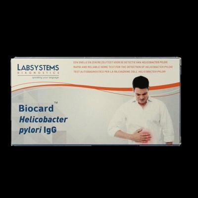 Biocard Helicobacter Pylori IgG Zelftest