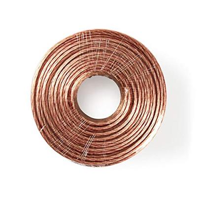 Speaker-Kabel | 2x 6,00 mm2 | 100 m | Folieverpakking | Transparant
