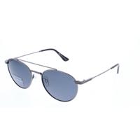 H.I.S zonnebril 74108 heren rond cat. 3 metaal grijs - thumbnail