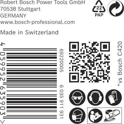 Bosch Accessoires EXPERT C470 Schuurpapier 100 x 150 mm, K 40, 50-delig - 2608901640