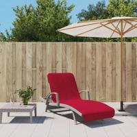 VidaXL Strandhanddoeken 2 st 400 g/m² 75x200 cm stof bordeauxrood - thumbnail