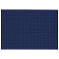 Verzwaringsdeken 135x200 cm 6 kg stof blauw - thumbnail