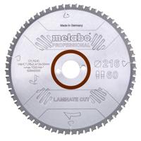 Metabo Accessoires Cirkelzaagblad | "Laminate Cut Prof" | 216x30mm | Z60 FZ/TZ 0° - 628442000 - thumbnail