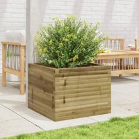 Plantenbak 60x60x45,5 cm gempregneerd grenenhout - thumbnail