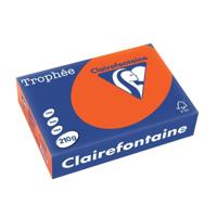 Clairefontaine Trophée Intens, gekleurd papier, A4, 210 g, 250 vel, kardinaalrood - thumbnail
