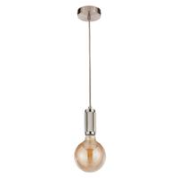 Searchlight 1-lichts hanglampSuspension zilver - 77651SS - thumbnail