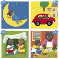 Puzzel - EDUCA - Kleine Bruine Beer: 4 progressieve puzzels voor kinderen van 12 tot 25 stukjes voor 3-jarigen - thumbnail