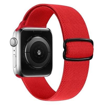 Solo Loop Nylon bandje - Rood - Geschikt voor Apple Watch 44mm / 45mm / 46mm / 49mm Solo Loop Nylon bandje - Rood - Geschikt voor Apple Watch 44mm / 45mm / 46mm / 49mm