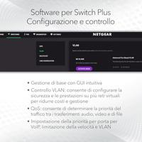NETGEAR 8-poorts 2,5 GB switch MS308E, multi-gigabit beheerde Ethernet-schakelaar, 5 x 1G en 2,5G-poorten, desktop- of wandmontage - thumbnail