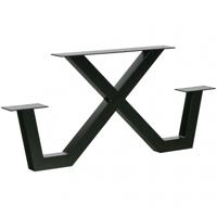 WOOOD Outdoor Tafelpoot 'Tablo' kleur Zwart - thumbnail