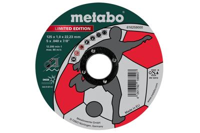 Metabo 616259000 Doorslijpschijf recht 125 mm 1 stuk(s)