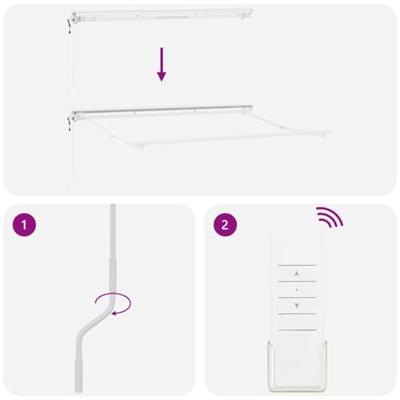 VidaXL Inklapbaar zonnescherm rood 350 x 200 cm polyester en metaal VidaXL Inklapbaar zonnescherm rood 350 x 200 cm polyester en metaal