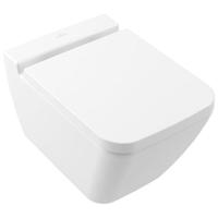 Villeroy & Boch Finion wandcloset - diepspoel DirectFlush 37.5x56cm - ceramic+ stone white 4664r0rw - thumbnail