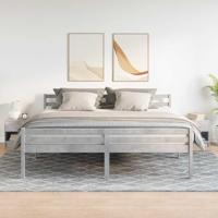 Nachtkastjes 2 st met lade 39x28x41 cm betongrijs - thumbnail