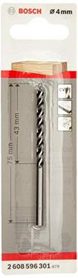 Bosch Accessoires Houtspiraalboren Standard 4 x 43 x 75 mm, d 4 mm 1st - 2608596301