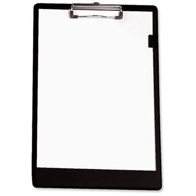 Q-CONNECT klemplaat, PP, ft A4, zwart