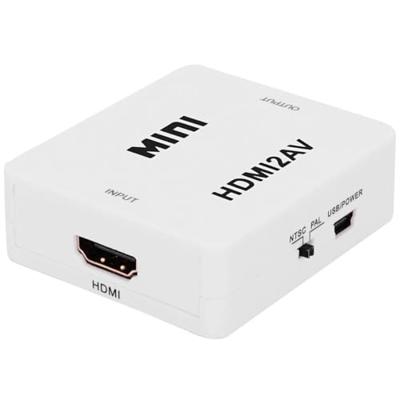 VK-126 MINI HDMI naar CVBS/L+R Audio Converter Adapter (Scaler)wit