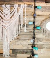 Regular Patio Lights Edison Bulbs - Aqua Grey - thumbnail