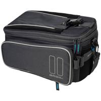 Basil sport design trunkbag - grijze fietsbagagedragertas, 7-15l, waterafstotend, voor reguliere fiets en e-bike - thumbnail