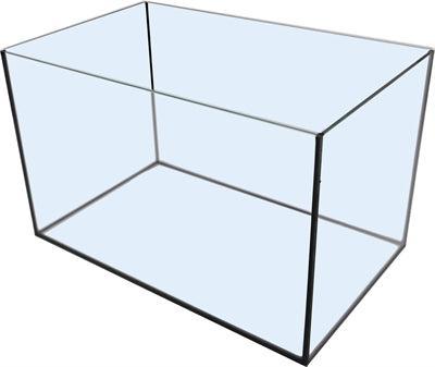 AQUARIUM MET ZWARTE KIT 45X28X28 CM