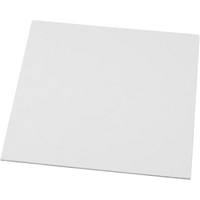 Creativ Company Canvas paneel, afm 20x20 cm, dikte 3 mm, 280 gr, wit, 10 stuk/ 1 doos