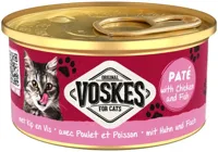 Voskes Kattenvoer Nat Paté Kip & Vis 85 g - thumbnail