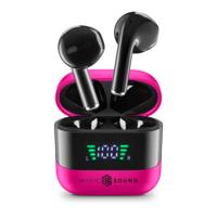 Cellularline In Ear headset Bluetooth, Draadloos Pink, Zwart Oplaadbox, Indicator voor batterijstatus, Volumeregeling - thumbnail