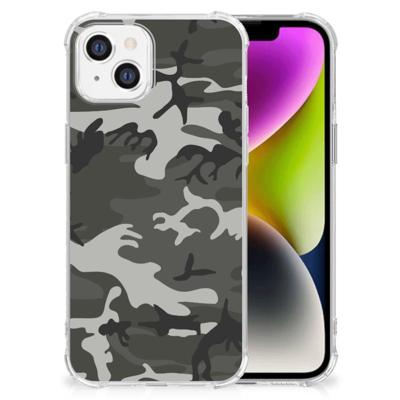 iPhone 14 Doorzichtige Silicone Hoesje Army Light iPhone 14 Doorzichtige Silicone Hoesje Army Light