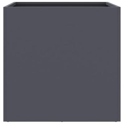 VidaXL Plantenbakken 2 st 42x40x39 cm staal antracietkleurig
