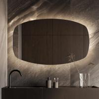 Spiegel Martens & Meijer Copenhagen 100x65 cm Deens Ovaal Incl. Indirecte Verlichting Rondom, Incl. Verwarming & Dimbare Sensor - thumbnail