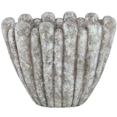 PTMD bloempot minter l grijs 47 cm | 2 stuks