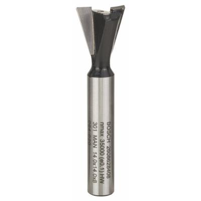 Bosch Accessoires Zwaluwstaartfrezen 8 mm, D1 14,3 mm, L 12,7 mm, G 48 mm, 15° 1st - 2608628408 Bosch Accessoires Zwaluwstaartfrezen 8 mm, D1 14,3 mm, L 12,7 mm, G 48 mm, 15° 1st - 2608628408