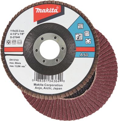 Makita Accessoires Lamellenschuursch. 115x22 K60 - D-27040 Makita Accessoires Lamellenschuursch. 115x22 K60 - D-27040