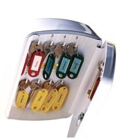 Gelamineerde Tape voor Labelmakers Dymo D1 45015 12 mm LabelManager™ Wit Rood Zwart (5 Stuks) - thumbnail