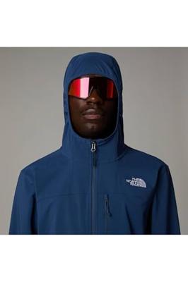 The North Face Nimble Hoodie Softshell Jas Heren Shady Blue XL The North Face Nimble Hoodie Softshell Jas Heren Shady Blue XL