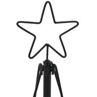 Kerst Cone Boom met standaard Zwart 90 cm Staal - thumbnail
