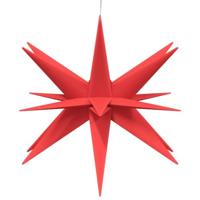 VidaXL Kerstlampen met led&apos;s 3 st inklapbaar rood - thumbnail