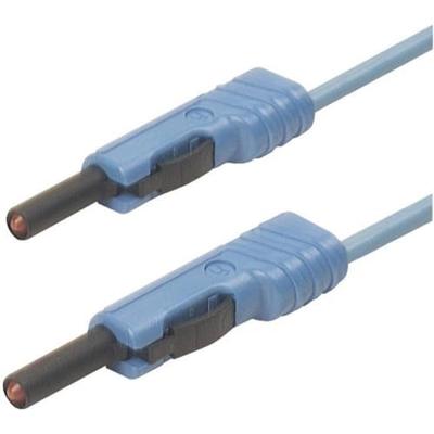 SKS Hirschmann MLB 50/1 V bl Meetsnoer Banaanstekker 4 mm Banaanstekker 4 mm 0.50 m Blauw 1 stuk(s)
