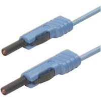 SKS Hirschmann MLB 50/1 V bl Meetsnoer Banaanstekker 4 mm Banaanstekker 4 mm 0.50 m Blauw 1 stuk(s) - thumbnail