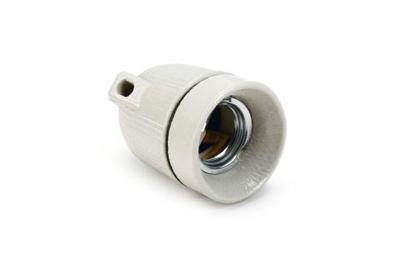 Keramische Fitting(E27) Incl. Ophanghaak - Wit Keramische Fitting(E27) Incl. Ophanghaak - Wit