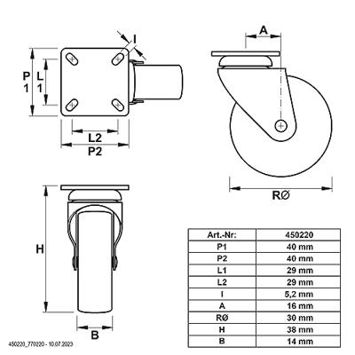 dörner + helmer Apparaatzwenkwiel Wieldiameter: 75 mm Draagvermogen (max.): 60 kg 4 stuk(s) dörner + helmer Apparaatzwenkwiel Wieldiameter: 75 mm Draagvermogen (max.): 60 kg 4 stuk(s)